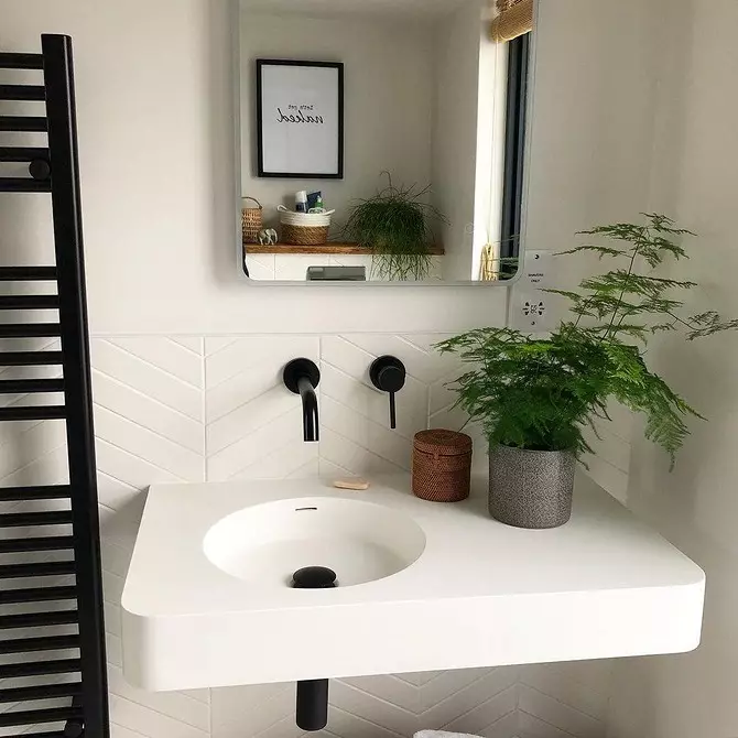 6 Cool Ideas pre dekor samostatnej kúpeľne (aby ho nepreťažoval) 7028_12