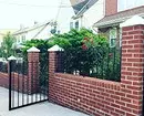 Brick Fence: Vrste polaganja in 47 realnih fotografij 7037_47