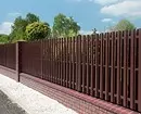 Brick Fence: Vrste polaganja in 47 realnih fotografij 7037_62