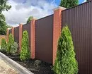 Brick Fence: Դատարկման տեսակները եւ 47 իրական լուսանկարներ 7037_68