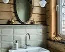 Διακοσμούμε το μπάνιο σε ένα ξύλινο σπίτι (39 φωτογραφίες) 7038_11