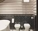 We decoreren de badkamer in een houten huis (39 foto's) 7038_32