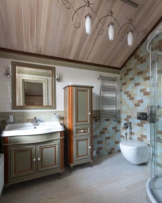 Udekorujemy łazienkę w drewnianym domu (39 zdjęć) 7038_46
