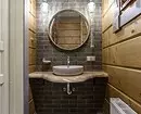 We decoreren de badkamer in een houten huis (39 foto's) 7038_52