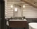 We decoreren de badkamer in een houten huis (39 foto's) 7038_59