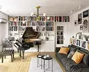 L'interno del soggiorno nell'appartamento: idee di design per una stanza di 20 metri quadrati. M e 58 foto 7163_104