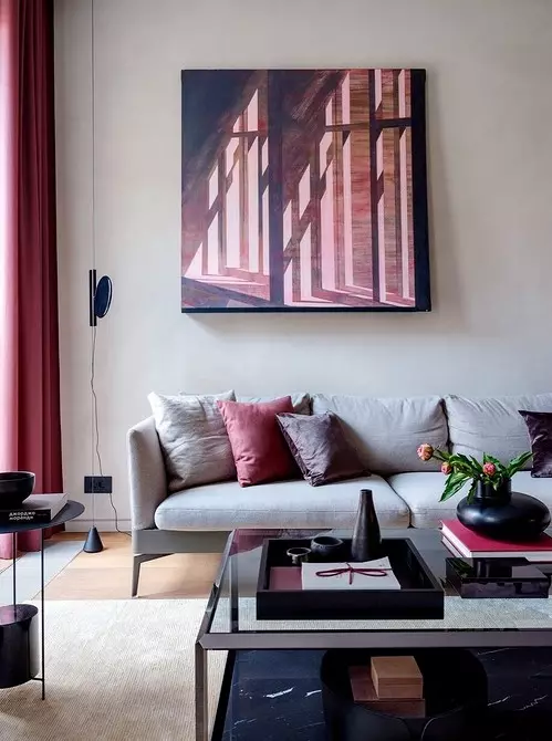 Интериорът на хола в апартамента: дизайнерски идеи за стая от 20 квадратни метра. M и 58 снимки 7163_107