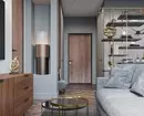 داخلی اتاق نشیمن در آپارتمان: ایده های طراحی برای یک اتاق از 20 متر مربع. M و 58 عکس 7163_30