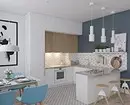แนวโน้ม 2020 ในการออกแบบห้องครัว: สไตล์แฟชั่นสีและอุปกรณ์เสริม 7187_6