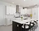 แนวโน้ม 2020 ในการออกแบบห้องครัว: สไตล์แฟชั่นสีและอุปกรณ์เสริม 7187_77