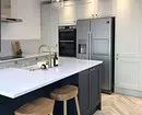 แนวโน้ม 2020 ในการออกแบบห้องครัว: สไตล์แฟชั่นสีและอุปกรณ์เสริม 7187_89
