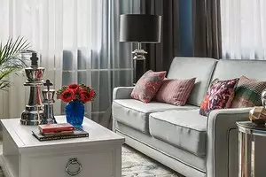 Klasik modern di apartemen kecil: 6 tips untuk menciptakan interior yang indah 7300_1