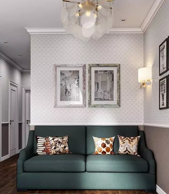 Classic modern într-un apartament mic: 6 sfaturi pentru crearea unui interior frumos 7300_14