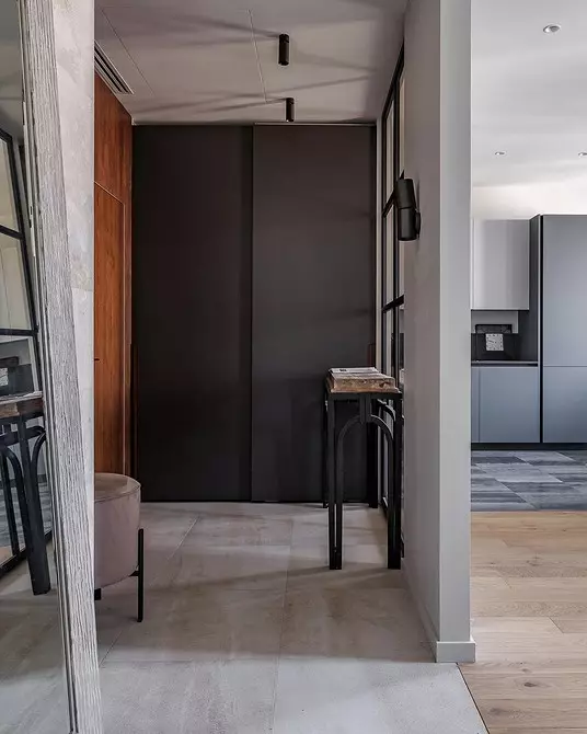 Halle mit einem Kabinett in einem modernen Stil: Ideen zum Erstellen einer schönen und komfortablen Eingabezone 7308_26