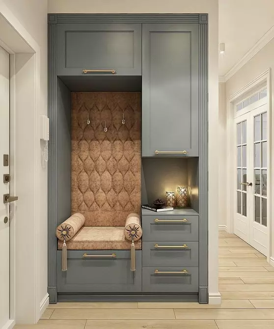 Halle mit einem Kabinett in einem modernen Stil: Ideen zum Erstellen einer schönen und komfortablen Eingabezone 7308_27