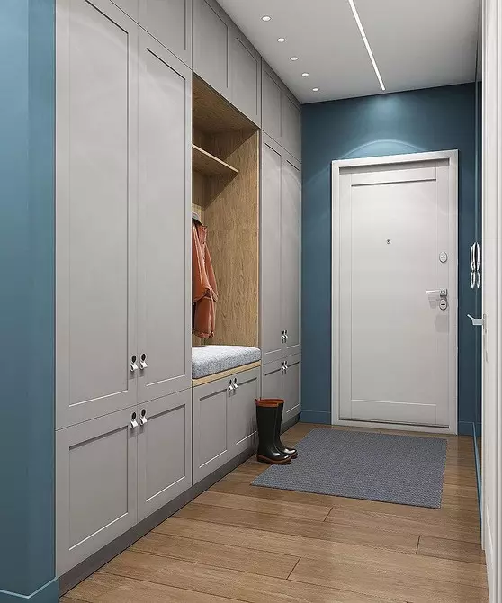 Hall con un gabinete en un estilo moderno: ideas para crear una hermosa y cómoda zona de entrada 7308_29