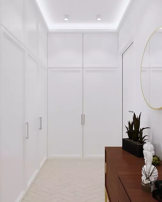 Hall con un gabinete en un estilo moderno: ideas para crear una hermosa y cómoda zona de entrada 7308_41