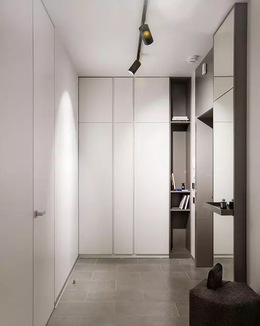 Halle mit einem Kabinett in einem modernen Stil: Ideen zum Erstellen einer schönen und komfortablen Eingabezone 7308_56
