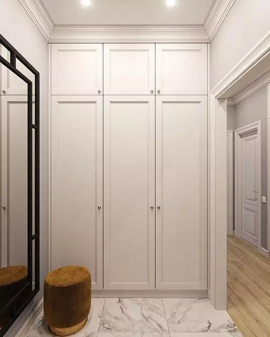Halle mit einem Kabinett in einem modernen Stil: Ideen zum Erstellen einer schönen und komfortablen Eingabezone 7308_67