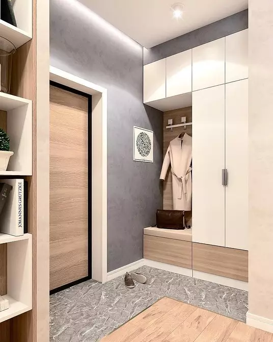 Hall con un gabinete en un estilo moderno: ideas para crear una hermosa y cómoda zona de entrada 7308_70