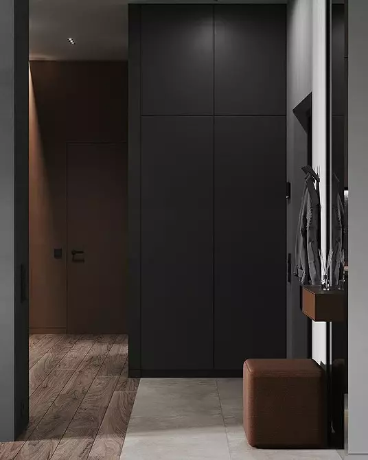 Сала со кабинет во модерен стил: идеи за создавање на убава и удобна влезна зона 7308_73