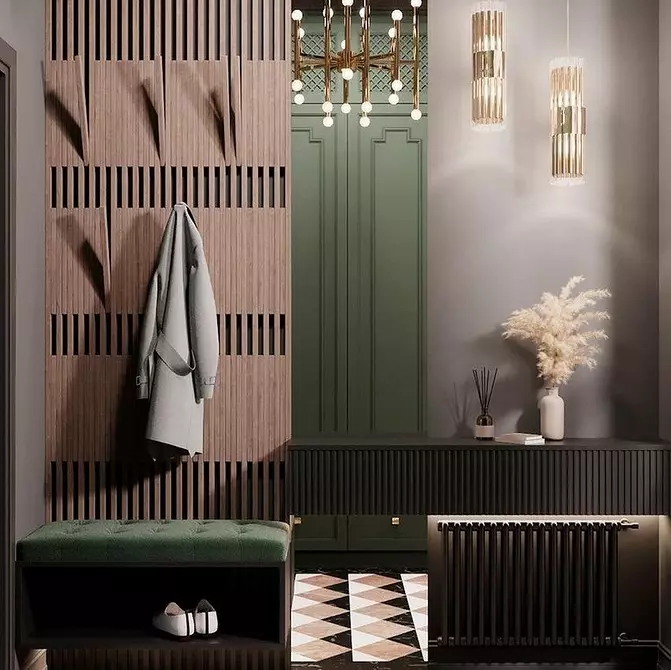 Hall con un gabinete en un estilo moderno: ideas para crear una hermosa y cómoda zona de entrada 7308_86