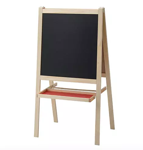 Softwood easel.