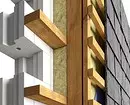 Sov ventilated facade: Pros, minuses thiab installation subtleties 7448_5
