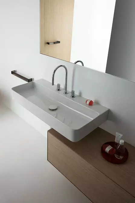 Beige badeværelse interiør: 11 design ideer 7452_43