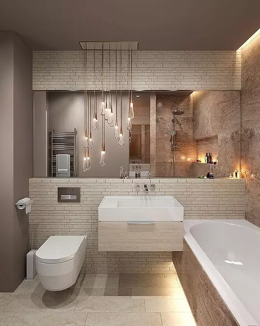 Béžová koupelna Interiér: 11 Design nápadů 7452_52