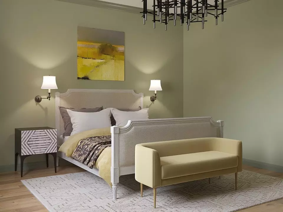 Kokia tapetų spalva pasirinkti miegamąjį, kad kambarys būtų jaukus ir gražus 7454_11