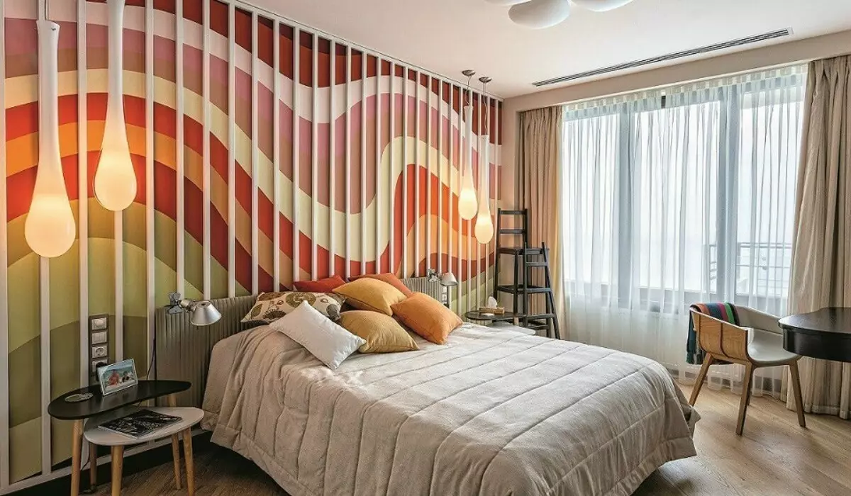 Apa warna wallpaper untuk memilih kamar tidur untuk membuat ruangan nyaman dan indah 7454_7