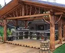 Simple and beautiful: how to make a gazebo of wood (55 photos) 7473_69