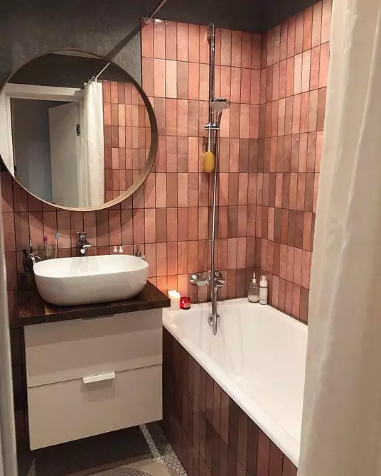 Faktiskās idejas remontam vannas istabā (60 fotogrāfijas) 7475_119