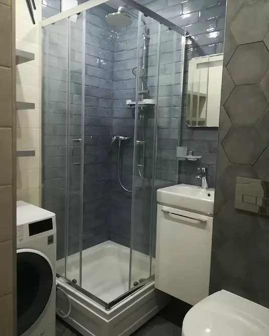 Faktiskās idejas remontam vannas istabā (60 fotogrāfijas) 7475_123