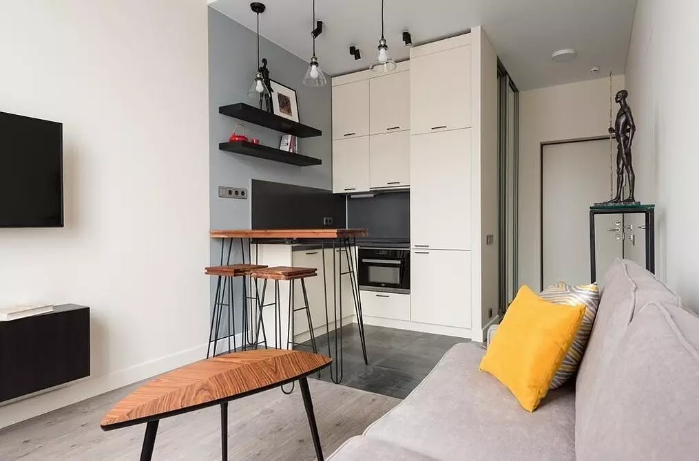 Cara entuk minimalisme ing apartemen cilik: 7 Solusi Smart 7536_9