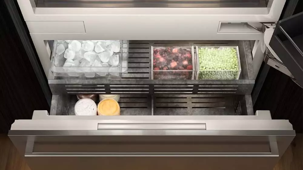 Bag-ong mga gimbuhaton sa mga modernong refrigerator: gikan sa enerhiya nga pagtipig sa paspas nga katugnaw 7550_18