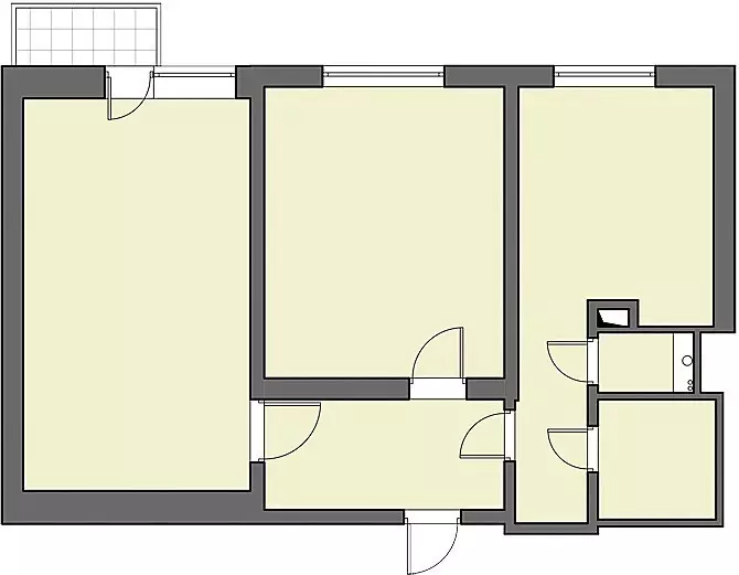 Perencanaan Apartemen di Khrushchev: Jenis Utama 7556_65