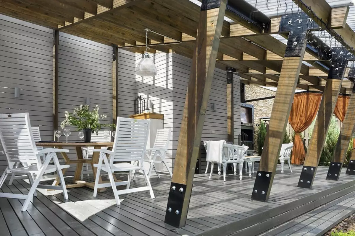 Како да влезете во белведер или тераса во готовиот пејзаж: 3 проекти од дизајнери 7568_29