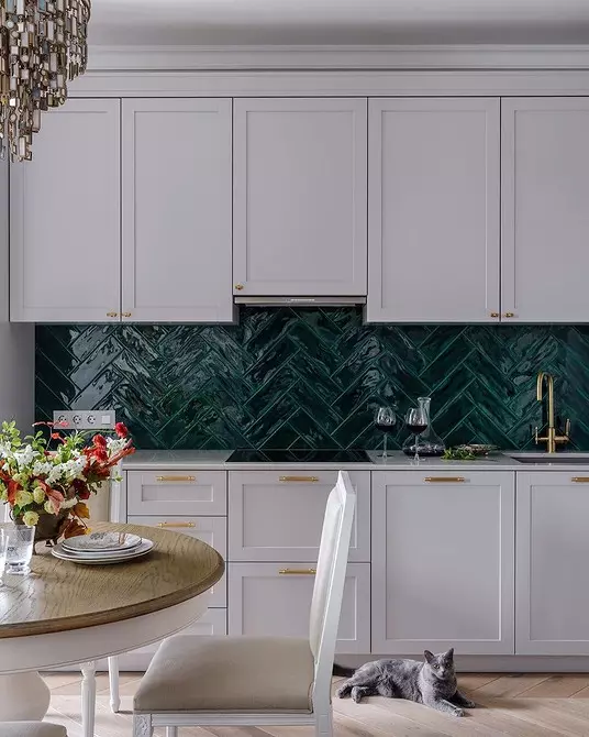 Apa warna dapur memilih: 6 momen untuk menciptakan interior yang ideal 7576_10