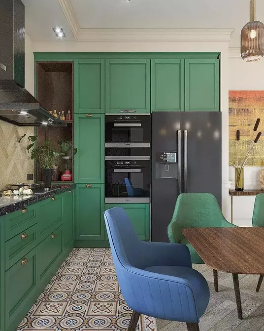 Que cozinha de cor escolher: 6 momentos para criar um interior ideal 7576_28