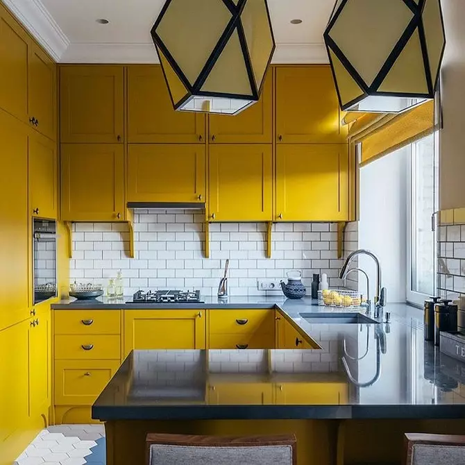 Quelle couleur de cuisine choisit: 6 moments pour créer un intérieur idéal 7576_7