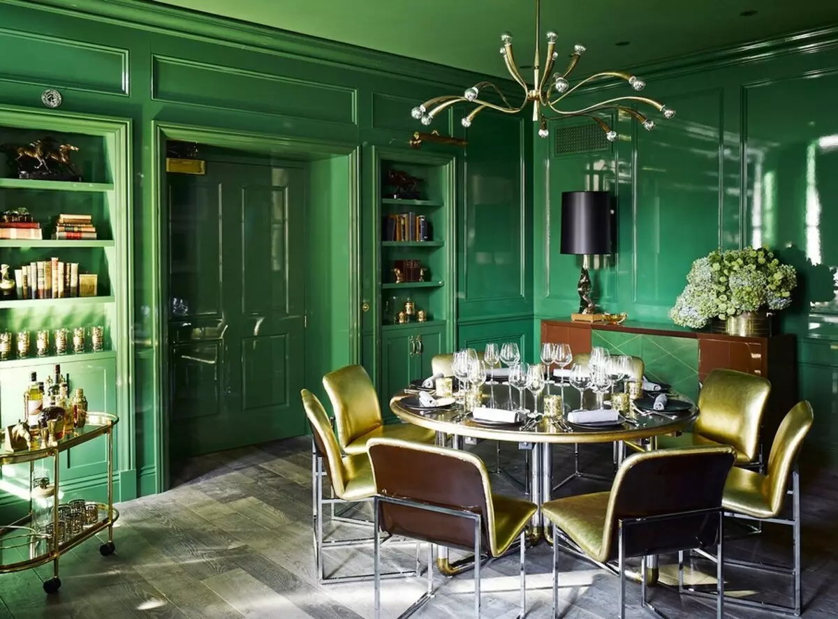 Quelle couleur de cuisine choisit: 6 moments pour créer un intérieur idéal 7576_82