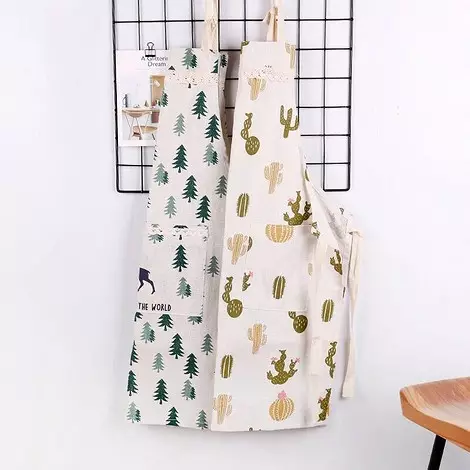 Cotton ma Flax Apron