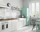 Cociña branca no interior: consellos de rexistro e 70 exemplos sorprendentes 7612_29
