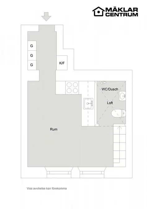 7 apartamente ideale skandinave më pak se 30 sq.m 7664_154