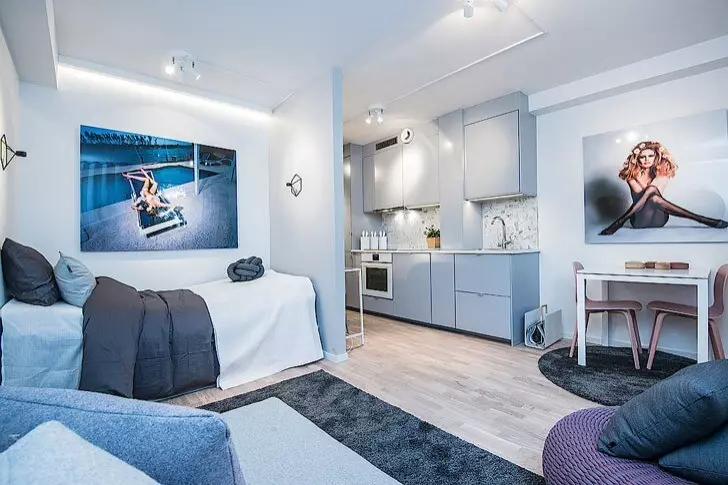 7 apartamente ideale skandinave më pak se 30 sq.m 7664_168