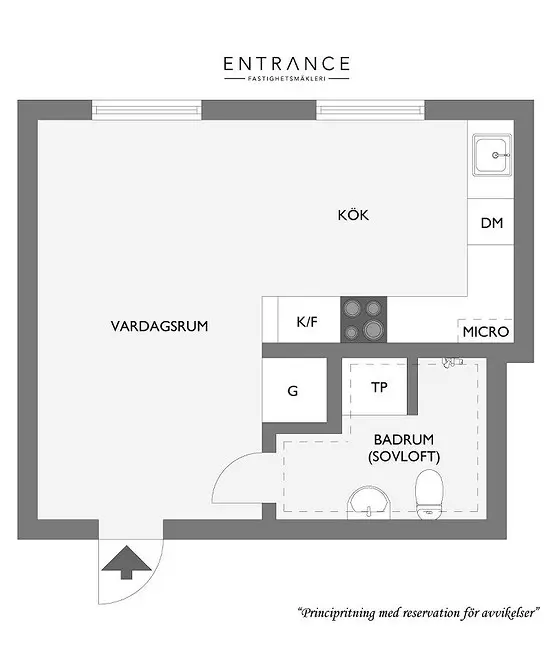 7 apartemen scandiavian anu idéal kirang ti 30 sq.m 7664_32