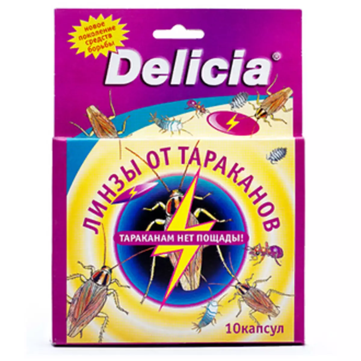 Delicia Tabsts ຈາກ cockroaches