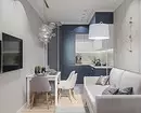 Deseño de cociña-sala de estar área 15 m² (53 fotos) 7714_44